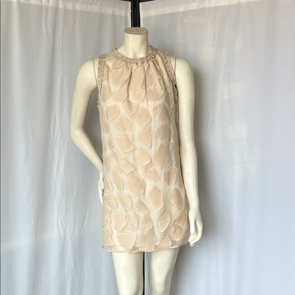 Milly Milly of New York Giraffe Print Silk  Shift Dress